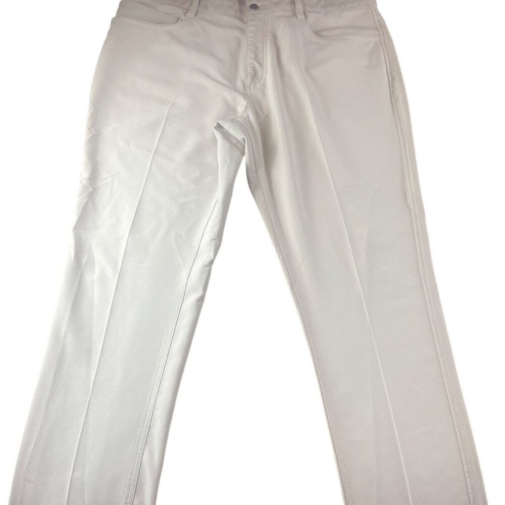 FootJoy Athletic Fit Golf Pants W36L32 Tan Golf Athletic Fit Performance Stretch